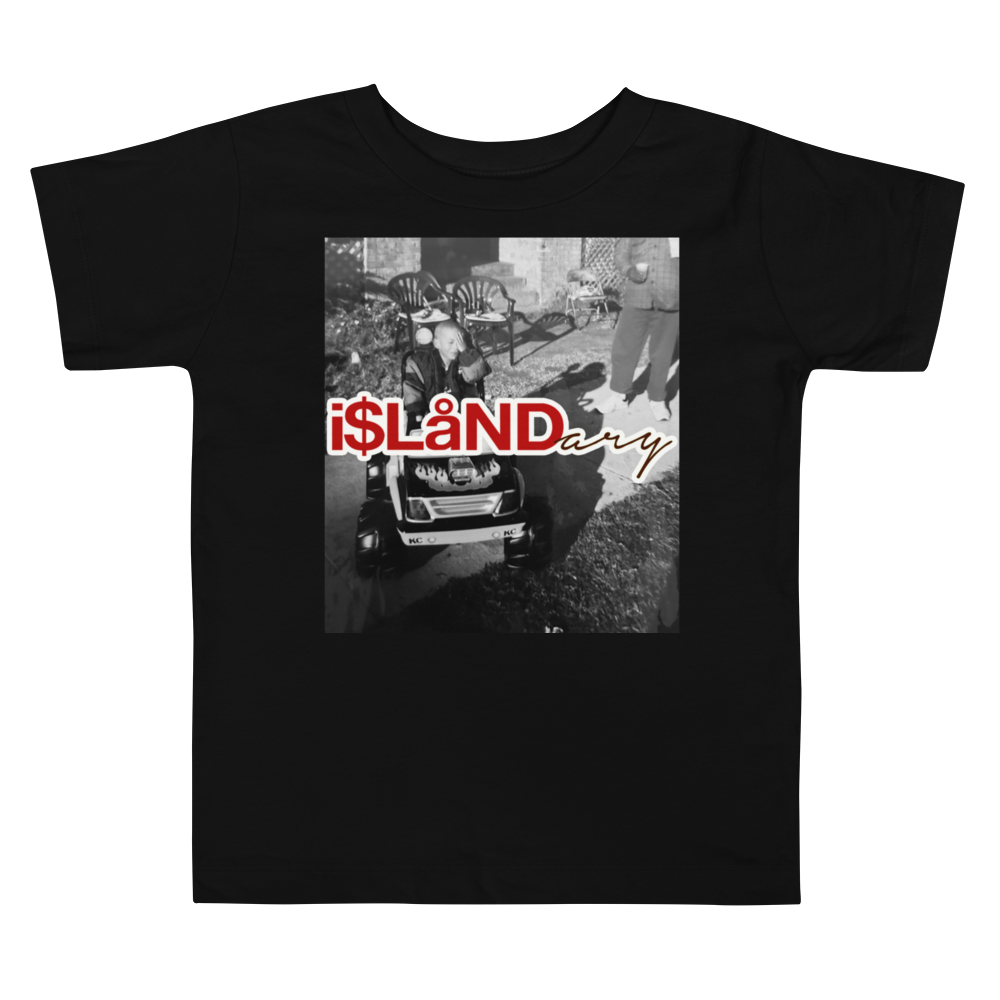 B3rry Big Wheel Red Islandary FMLY Toddler Short Sleeve Tee