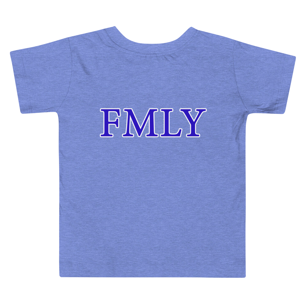 Nightlife Blue Islandary FMLY Toddler Short Sleeve Tee