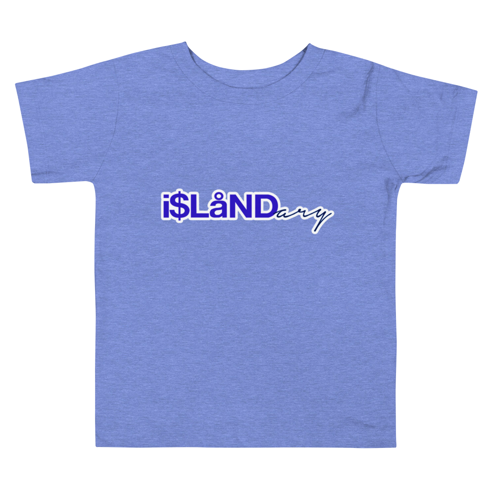 Blue Islandary Toddler Short Sleeve Tee