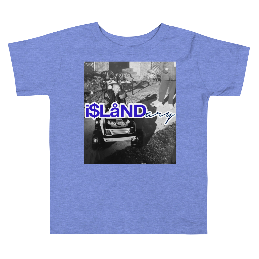 B3rry Big Wheel Blue Islandary FMLY Toddler Short Sleeve Tee