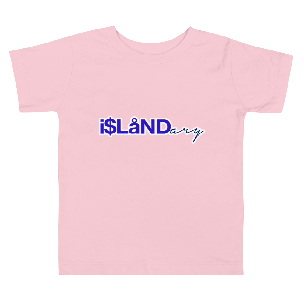 Blue Islandary Toddler Short Sleeve Tee