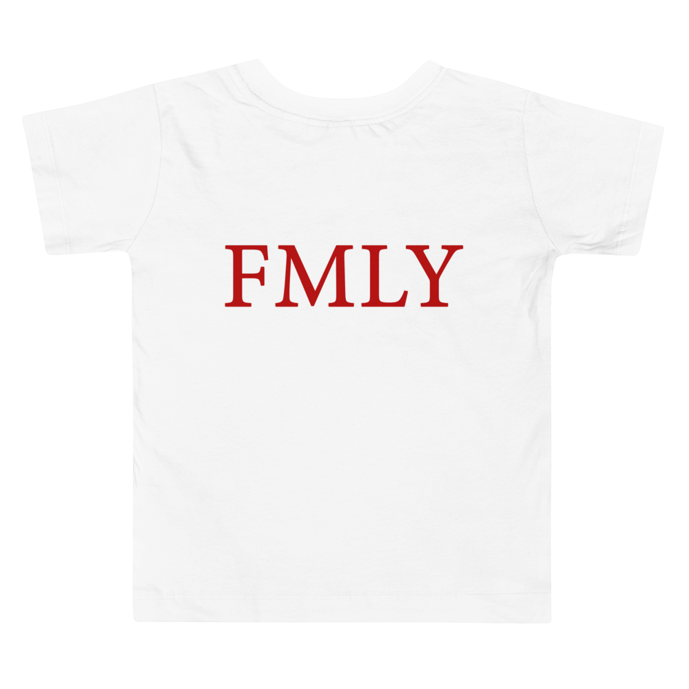 Baby B3rry Red Islandary FMLY Toddler Short Sleeve Tee