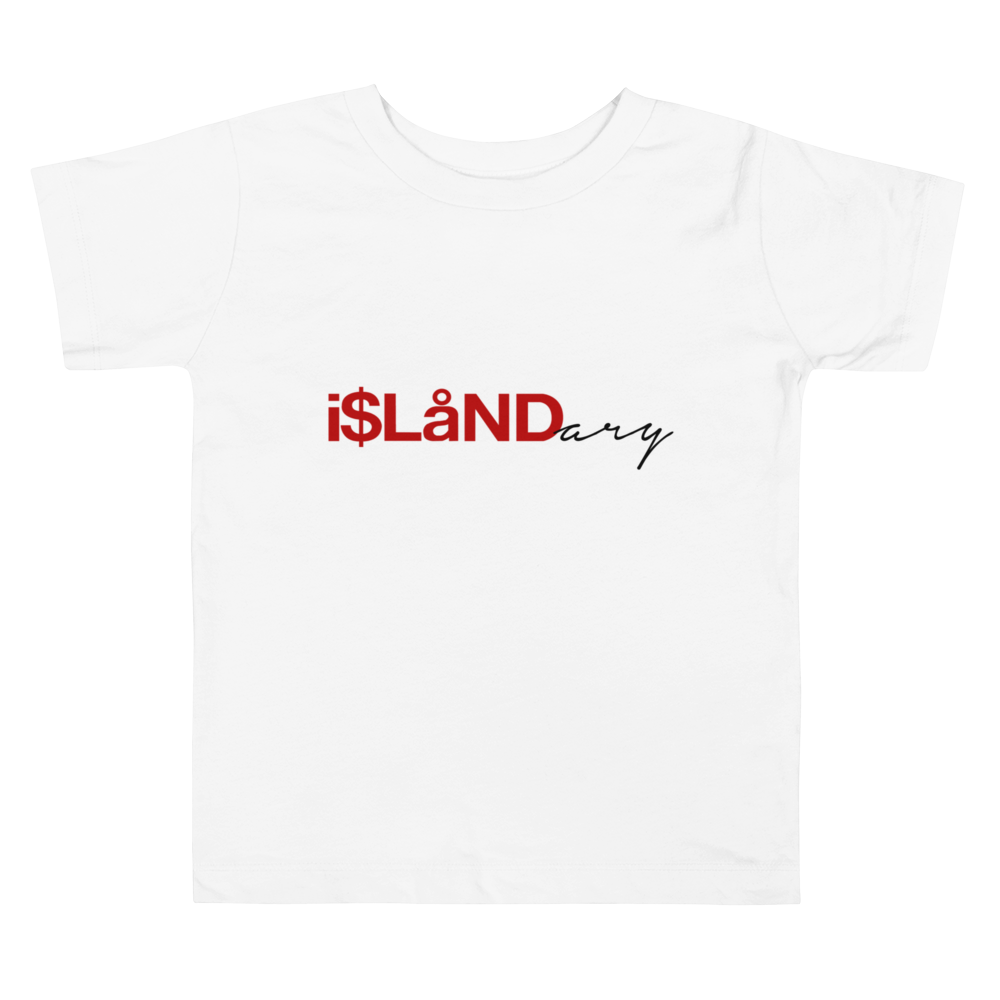 Red Islandary Toddler Short Sleeve Tee