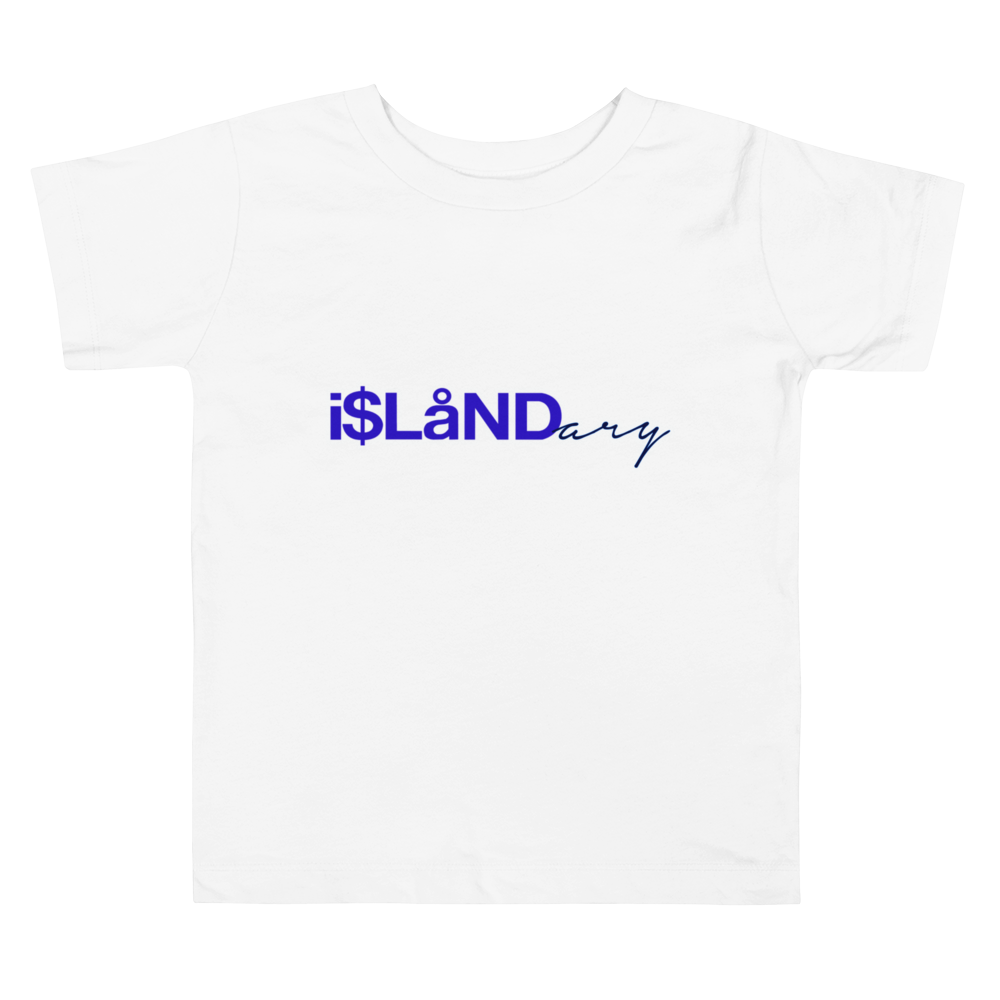 Blue Islandary Toddler Short Sleeve Tee