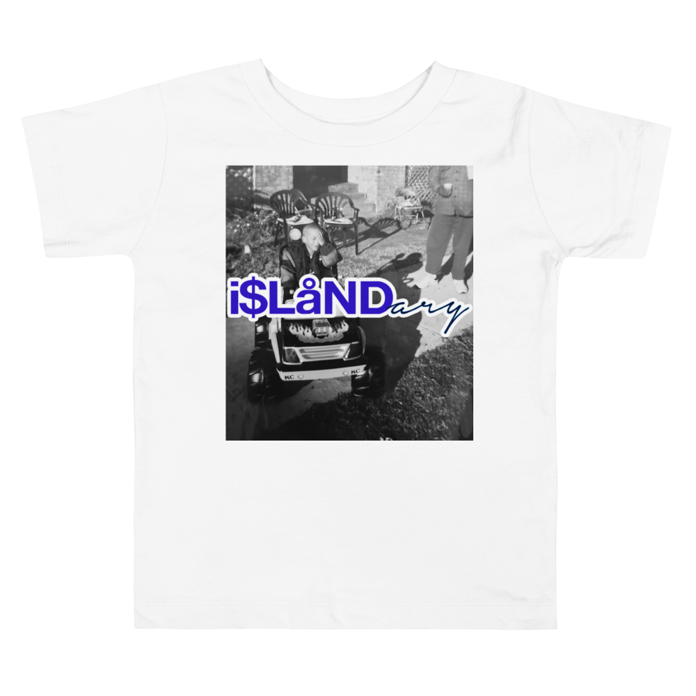 B3rry Big Wheel Blue Islandary FMLY Toddler Short Sleeve Tee