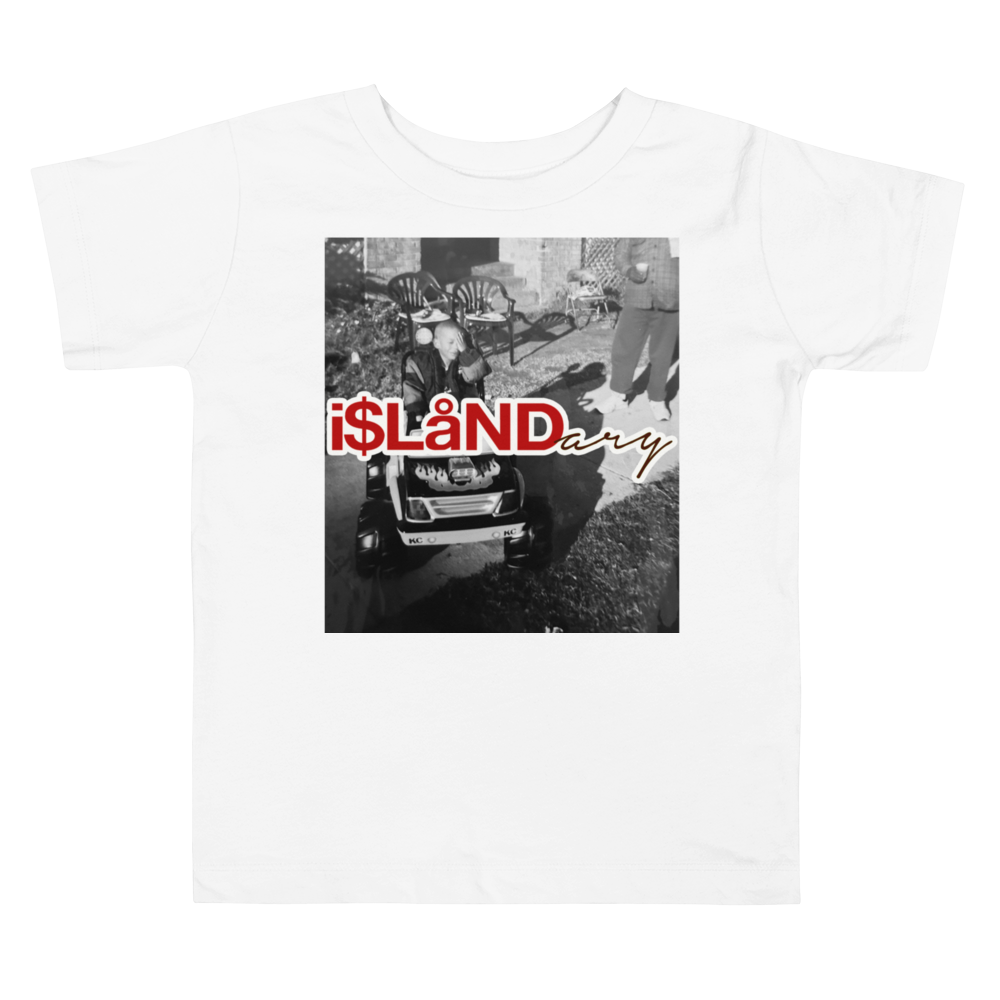 B3rry Big Wheel Red Islandary FMLY Toddler Short Sleeve Tee