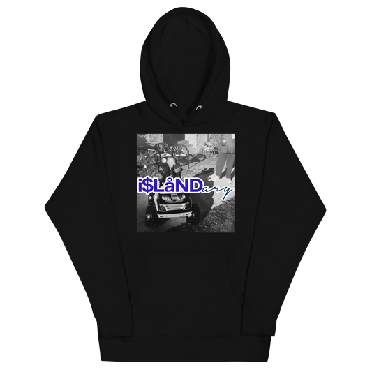 B3rry Big Wheel Blue Islandary FMLY Unisex Hoodie