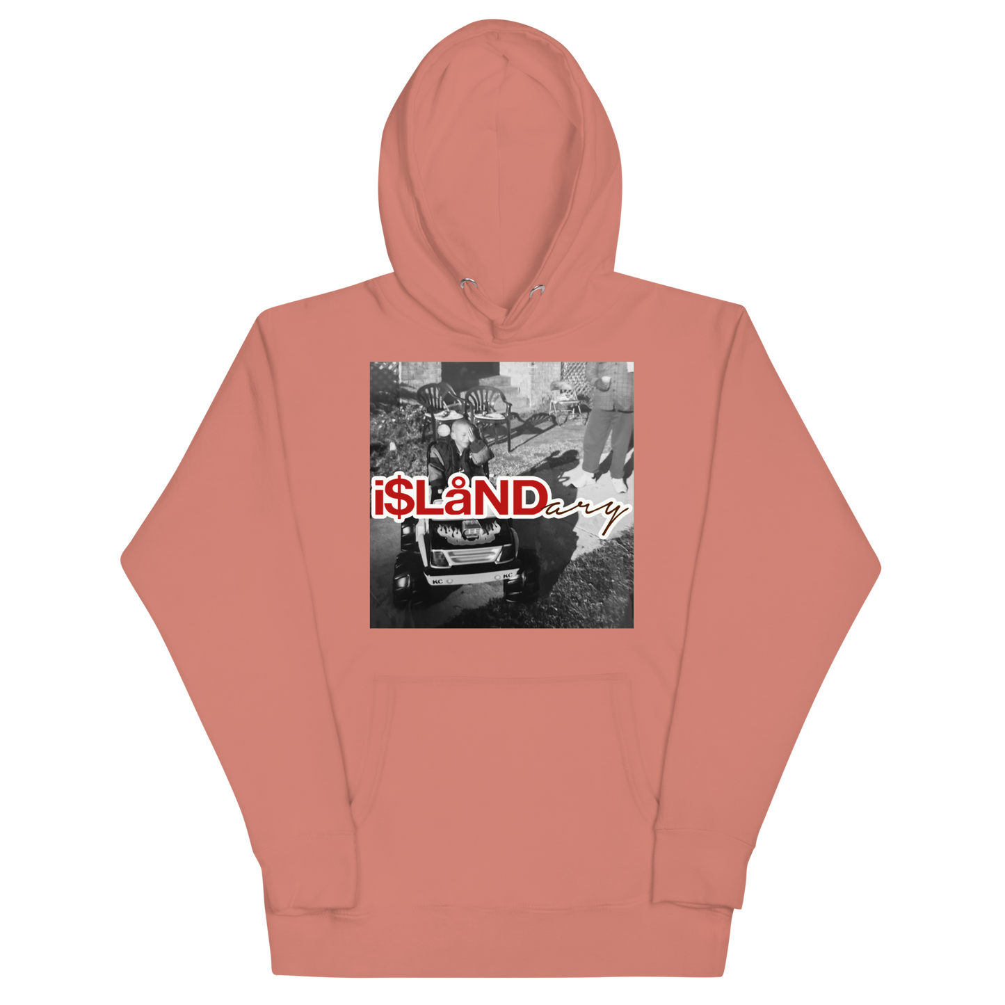 B3rry Big Wheel Red Islandary FMLY Unisex Hoodie