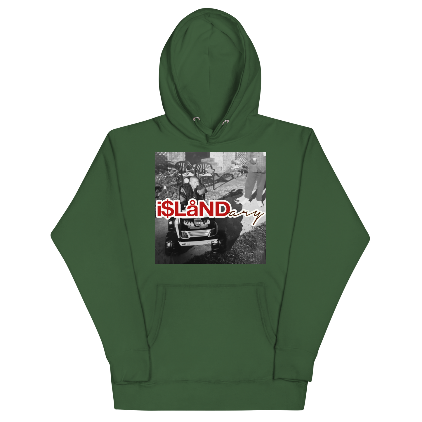 B3rry Big Wheel Red Islandary FMLY Unisex Hoodie