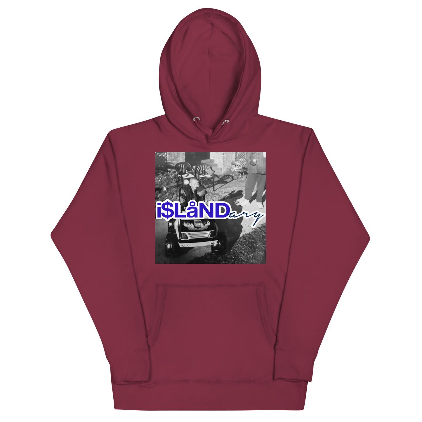 B3rry Big Wheel Blue Islandary FMLY Unisex Hoodie