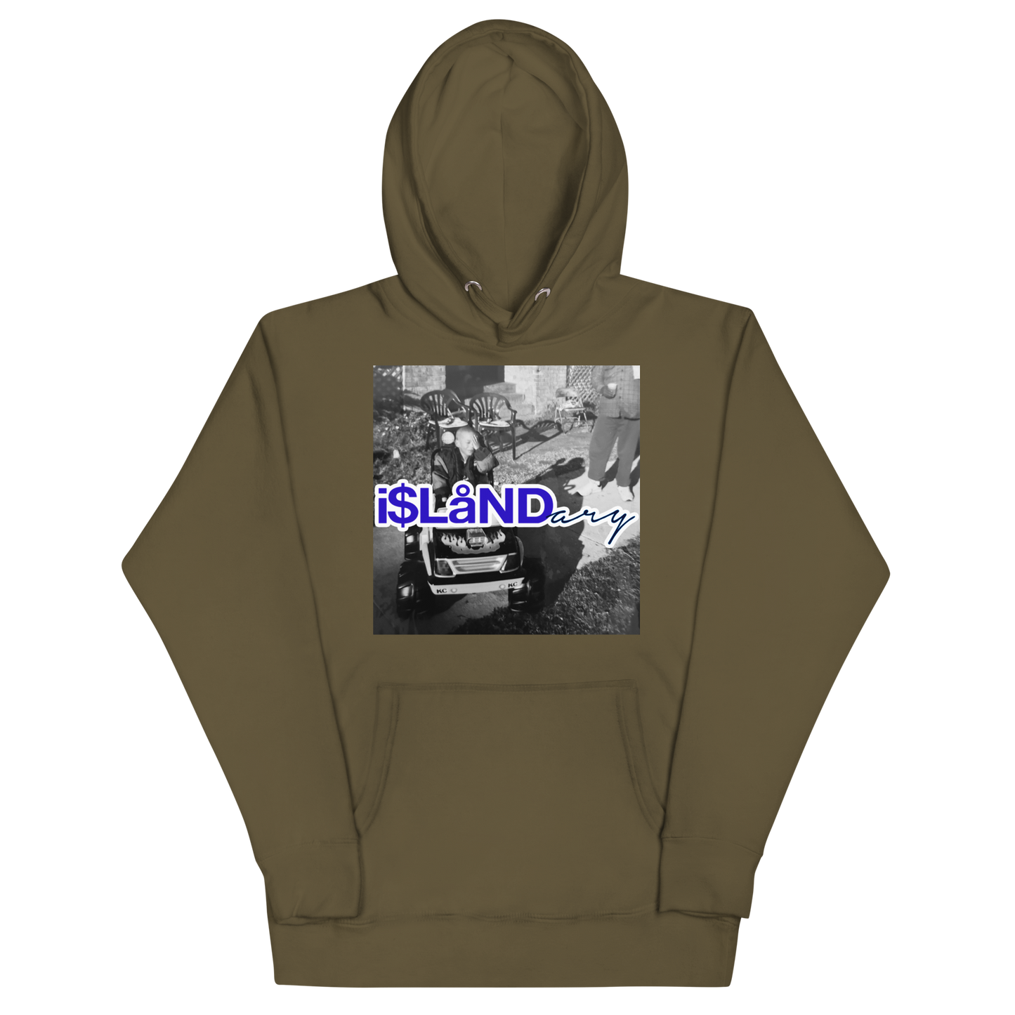 B3rry Big Wheel Blue Islandary FMLY Unisex Hoodie