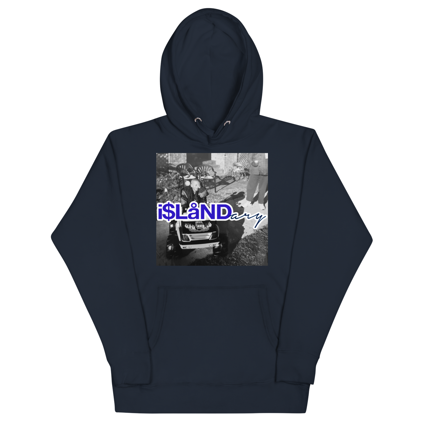 B3rry Big Wheel Blue Islandary FMLY Unisex Hoodie