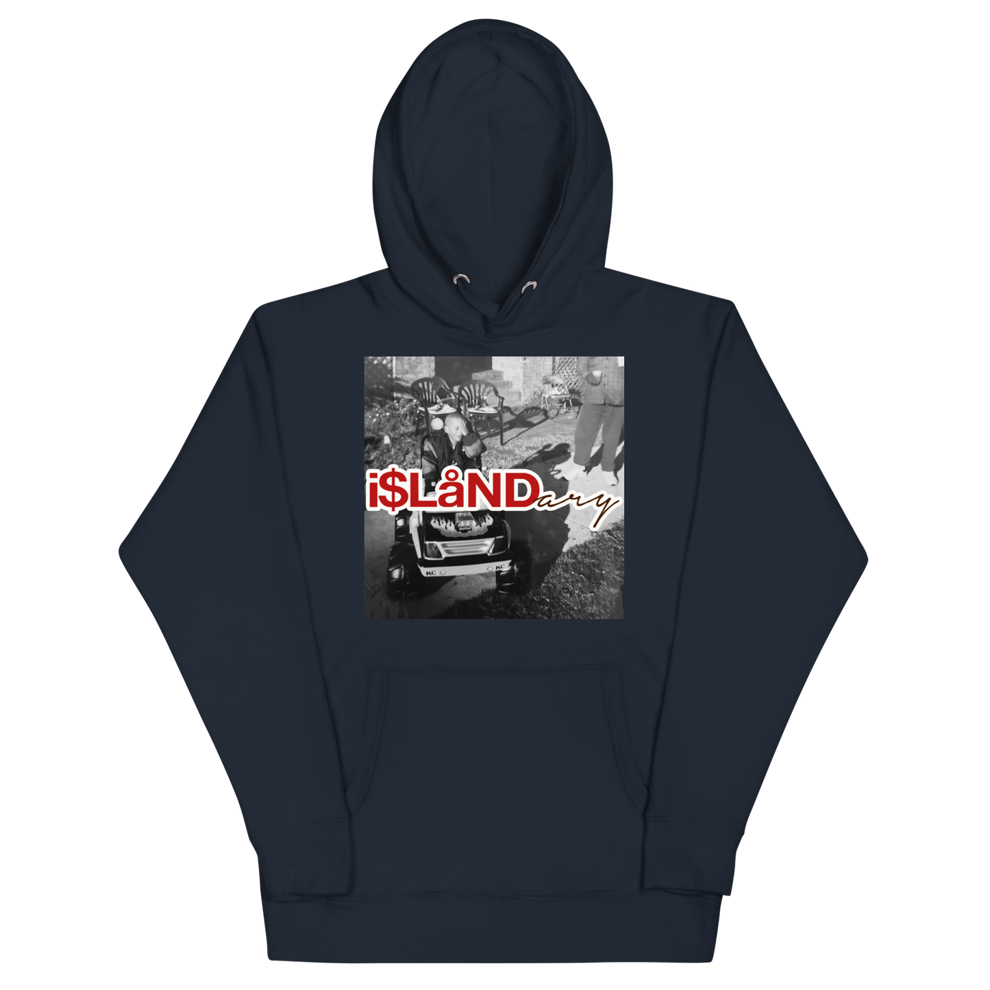 B3rry Big Wheel Red Islandary FMLY Unisex Hoodie