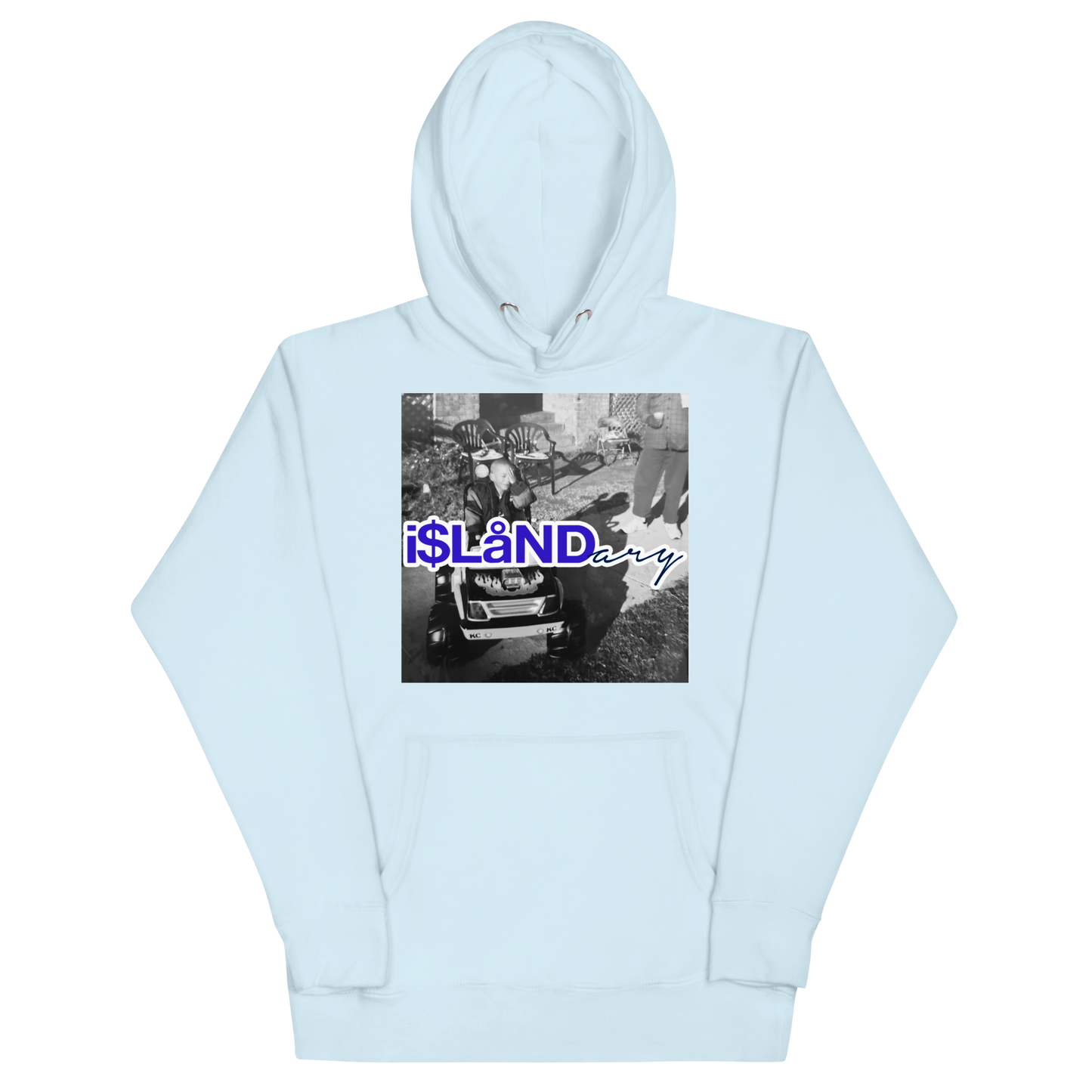 B3rry Big Wheel Blue Islandary FMLY Unisex Hoodie