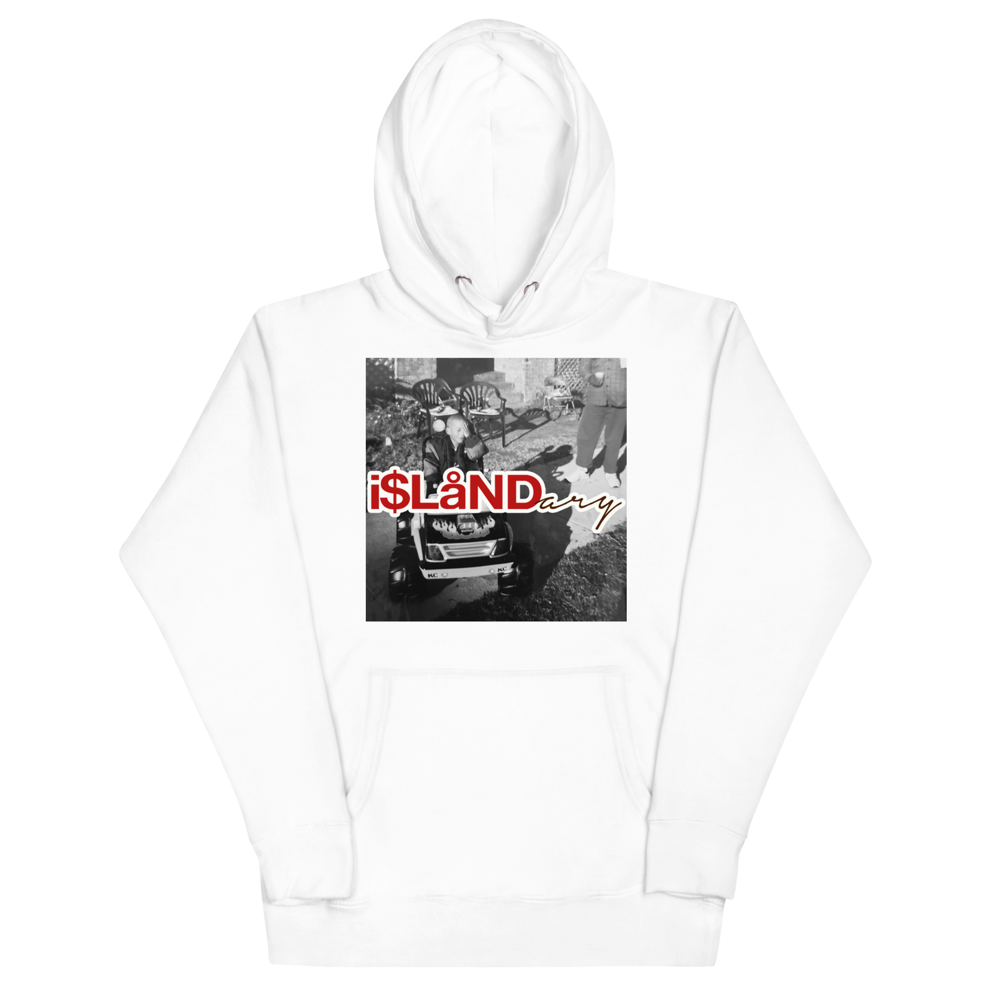 B3rry Big Wheel Red Islandary FMLY Unisex Hoodie