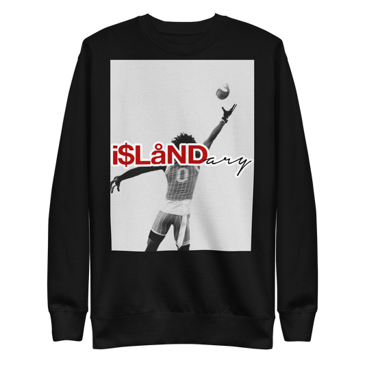 Jonah Ground 0 Red Islandary FMLY Unisex Premium Sweatshirt