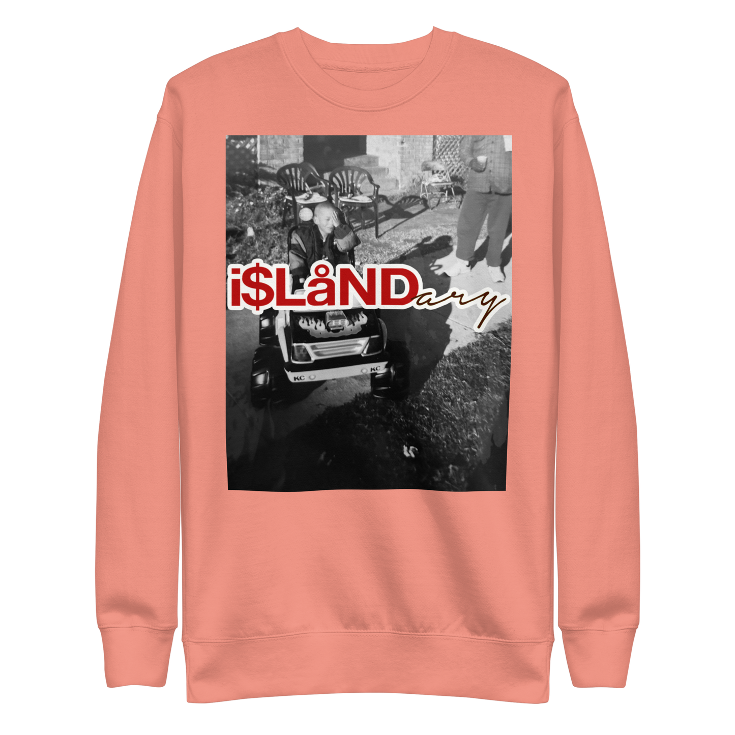 B3rry Big Wheel Red Islandary FMLY Unisex Premium Sweatshirt