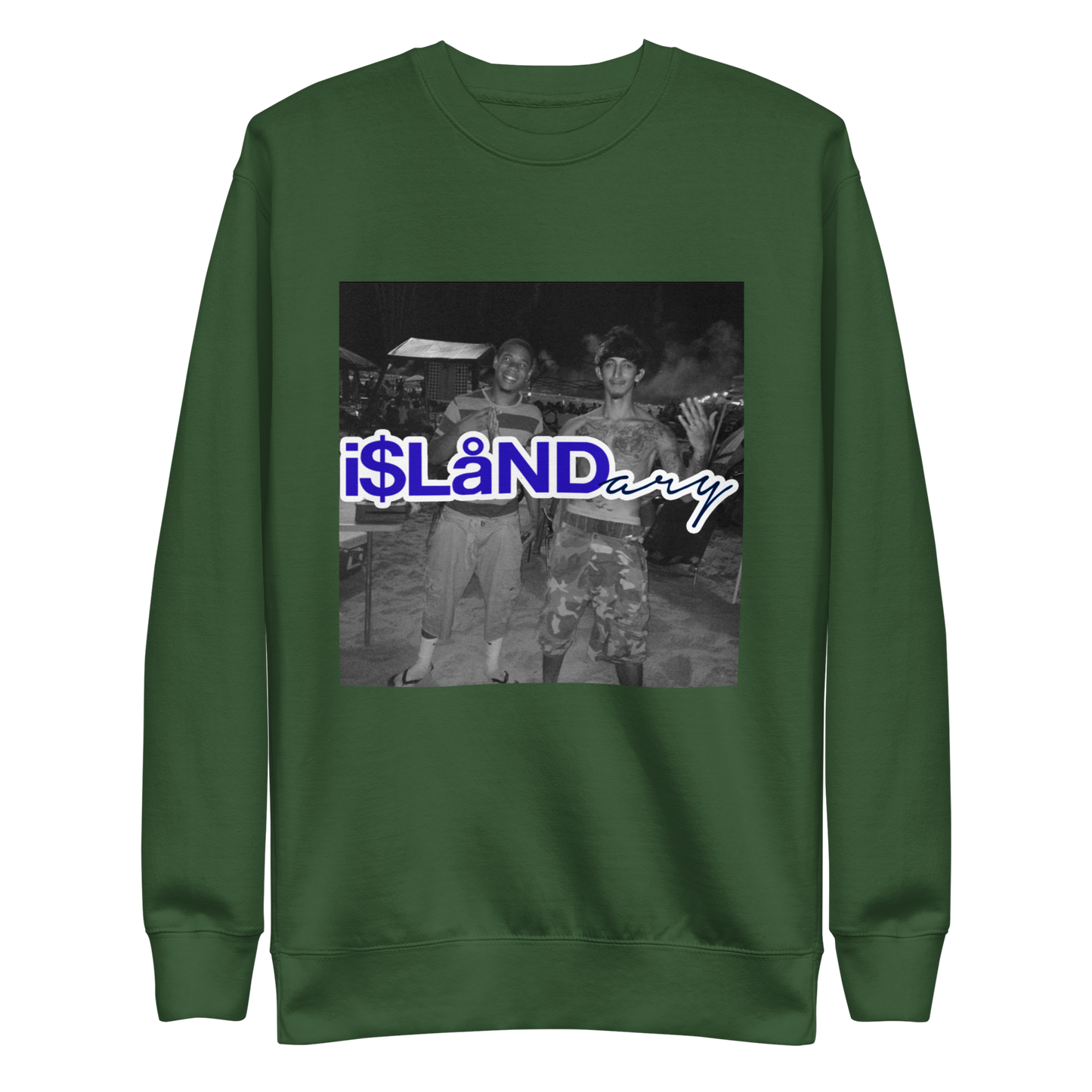 July 4th Blue Islandary FMLY Unisex Premium Sweatshirt