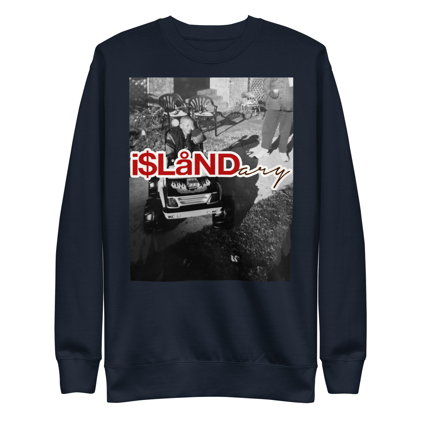 B3rry Big Wheel Red Islandary FMLY Unisex Premium Sweatshirt