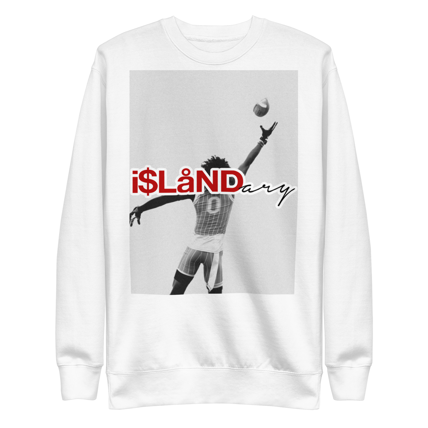 Jonah Ground 0 Red Islandary FMLY Unisex Premium Sweatshirt