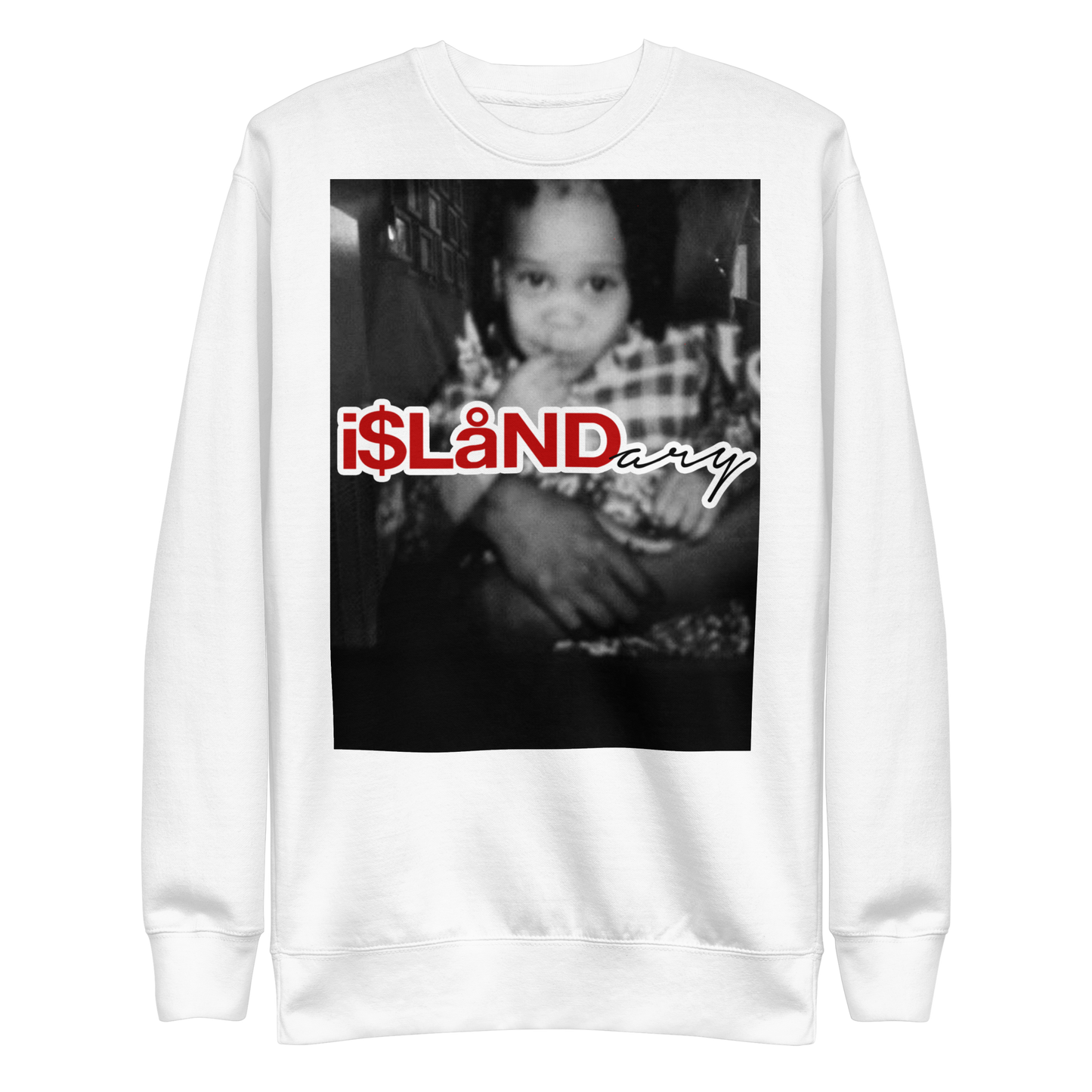 Baby Senda Red Islandary FMLY Unisex Premium Sweatshirt