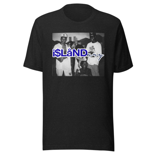 Nightlife Blue Islandary FMLY Unisex t-shirt