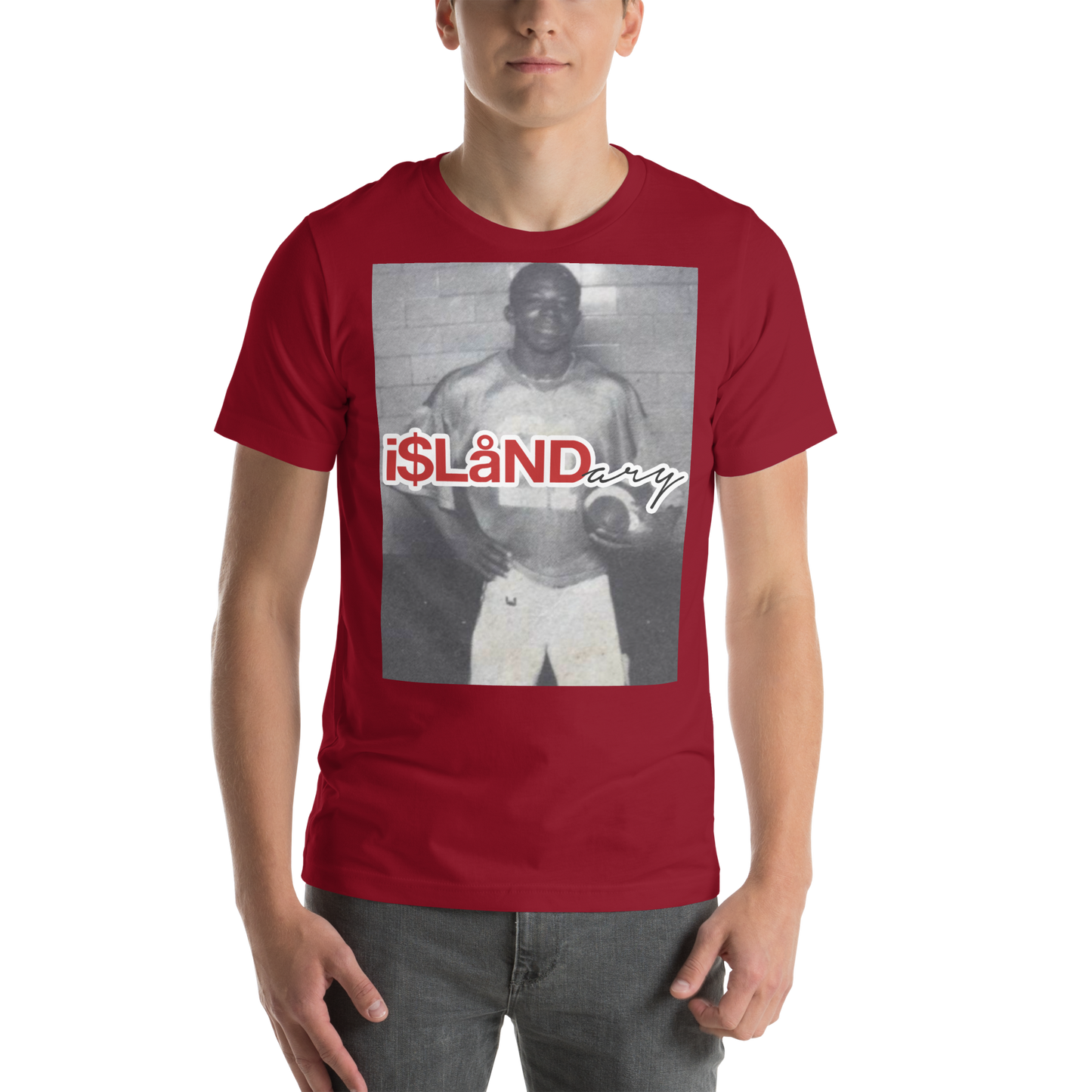 D. Brown Superman Red Islandary Unisex t-shirt