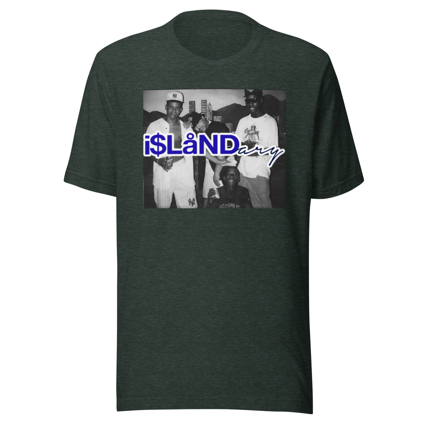 Nightlife Blue Islandary FMLY Unisex t-shirt