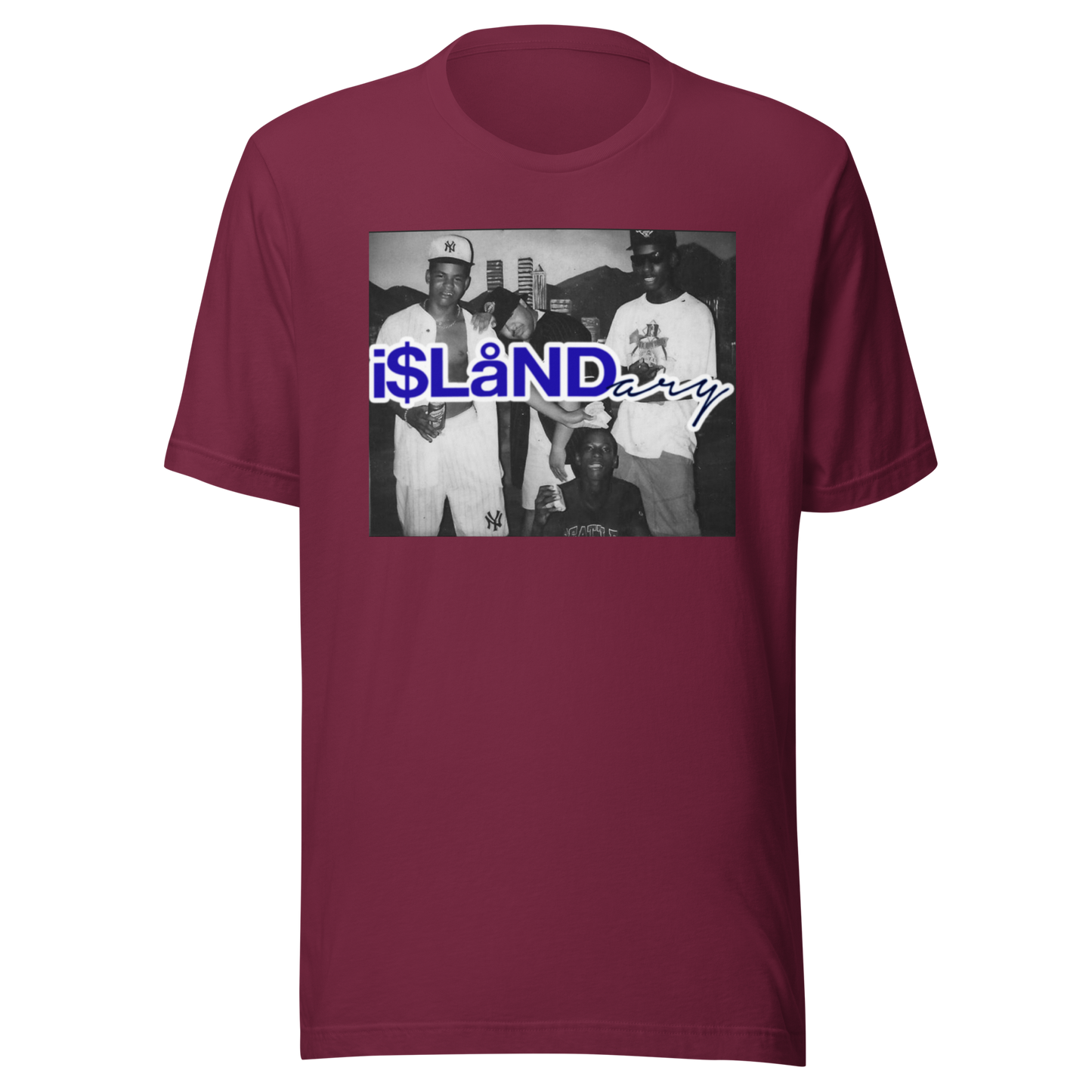 Nightlife Blue Islandary FMLY Unisex t-shirt