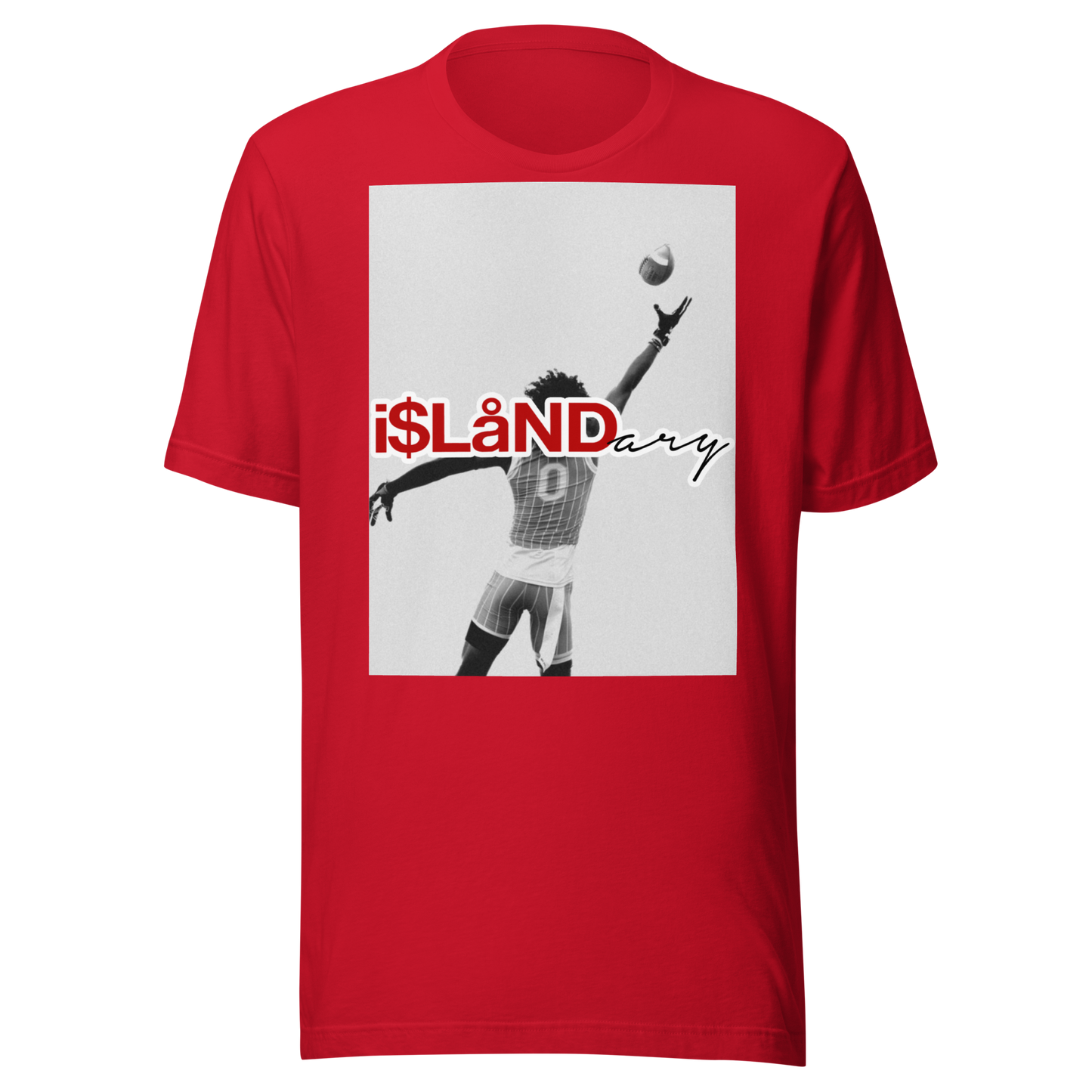 Jonah Ground 0 Red Islandary FMLY Unisex t-shirt