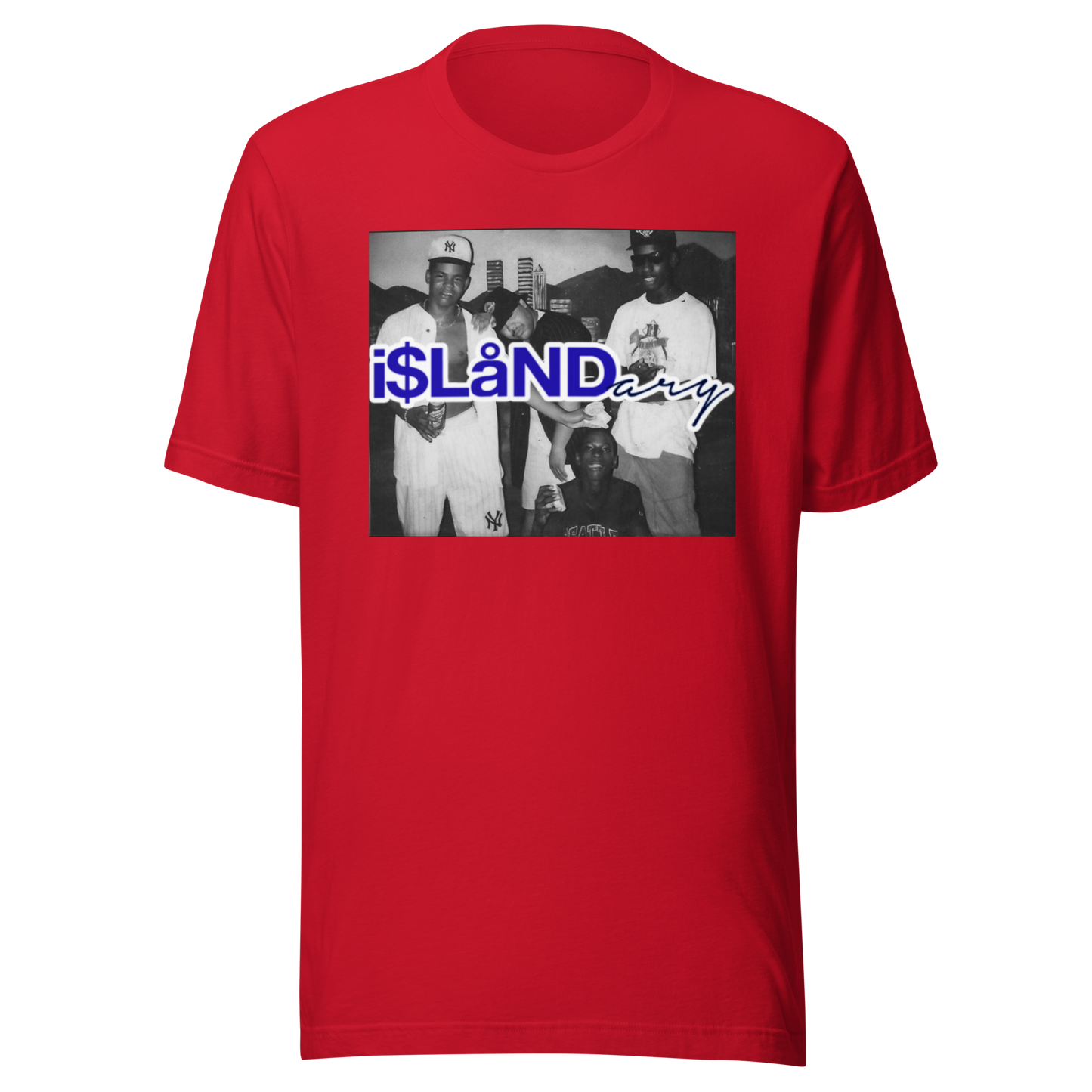 Nightlife Blue Islandary FMLY Unisex t-shirt