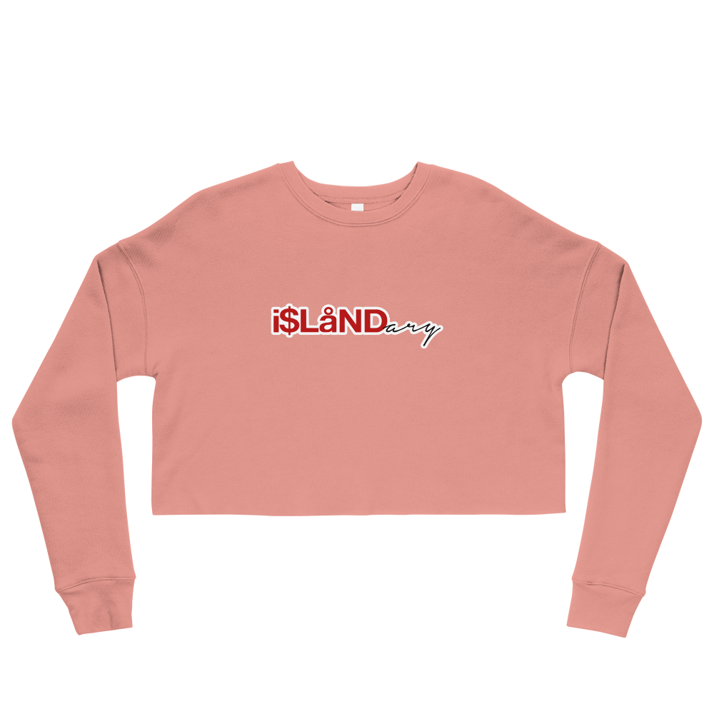 Red Islandary Crop Sweatshirt