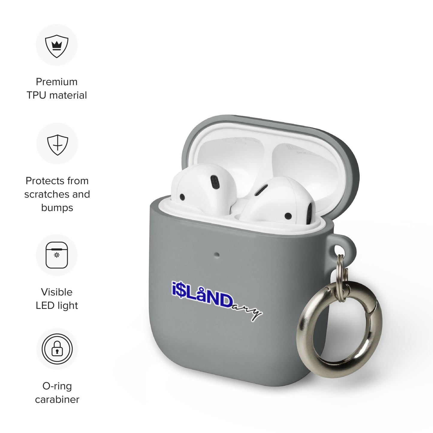 Blue Islandary AirPods case