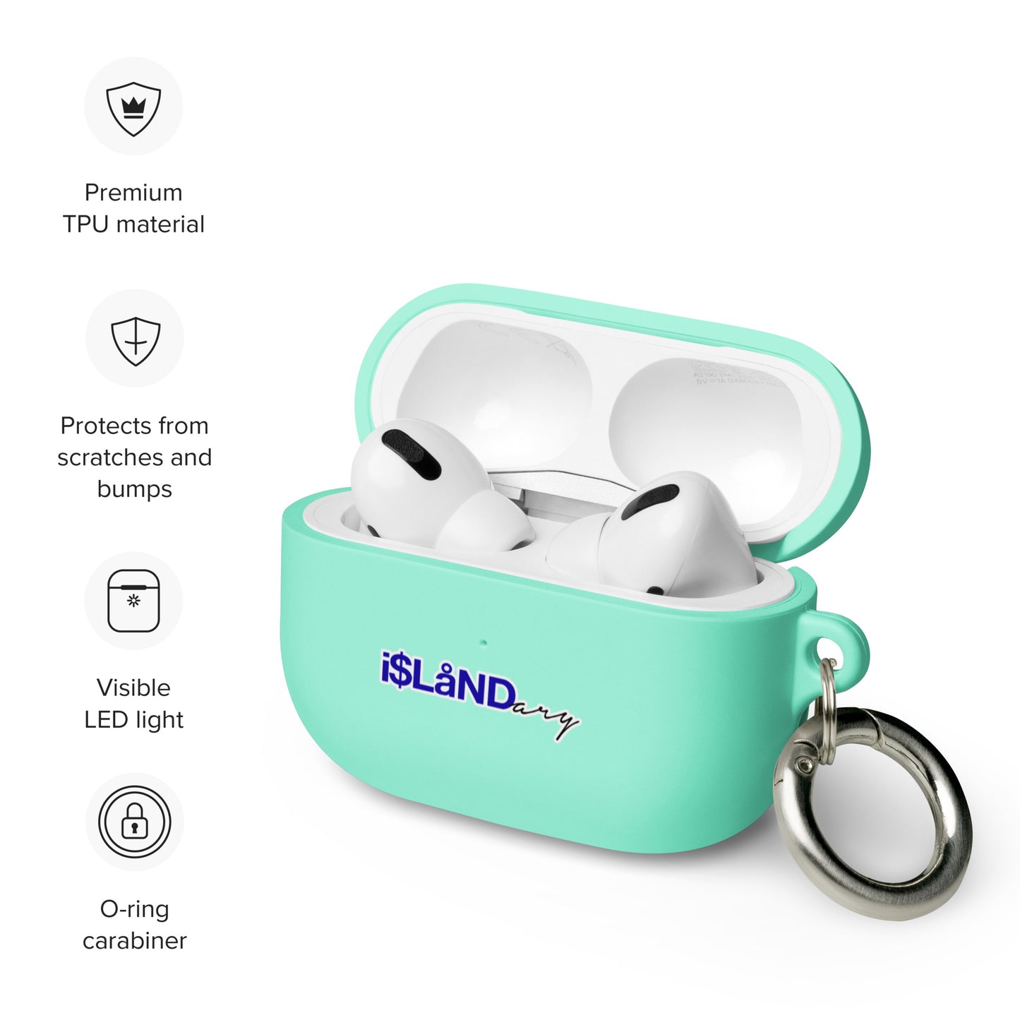 Blue Islandary AirPods case