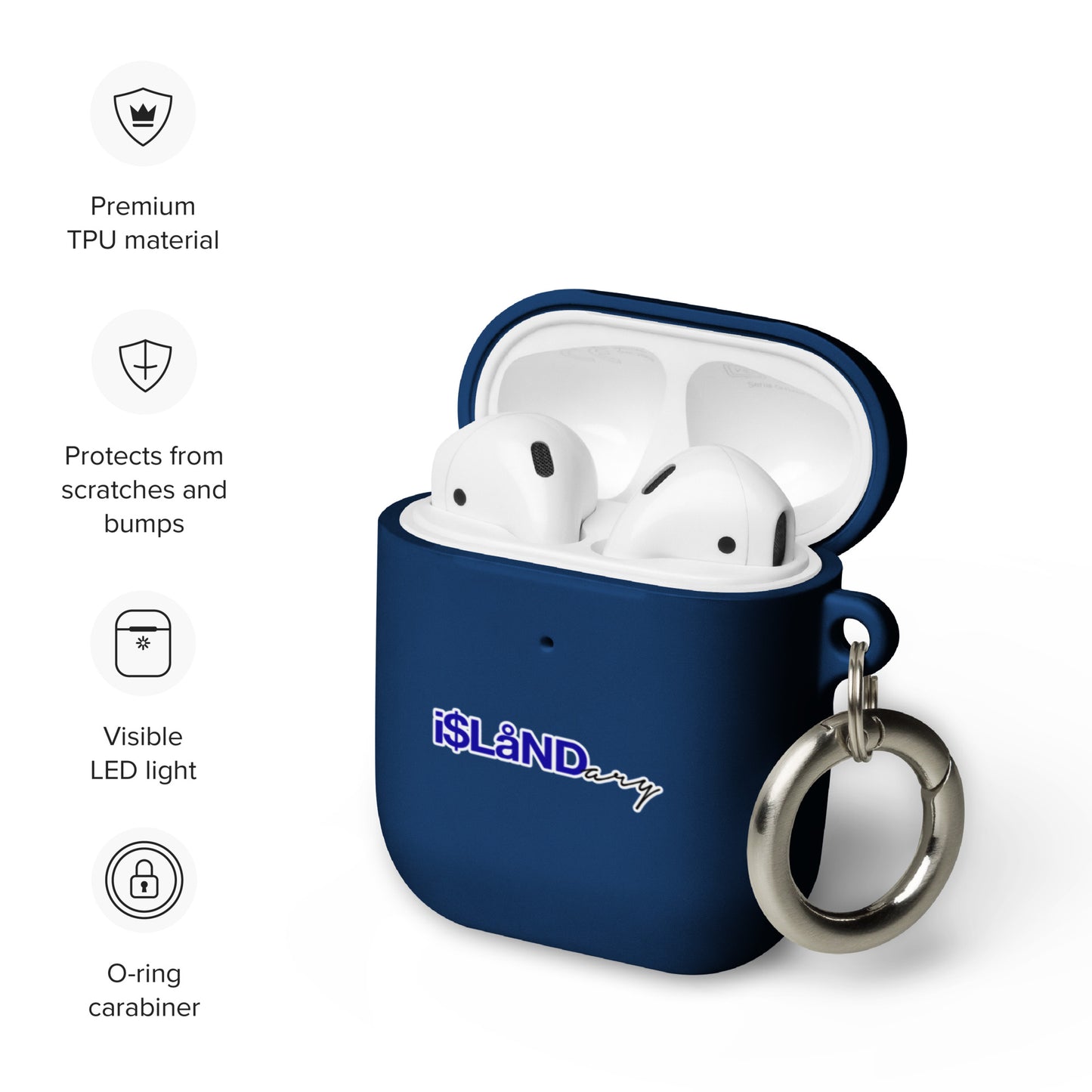 Blue Islandary AirPods case