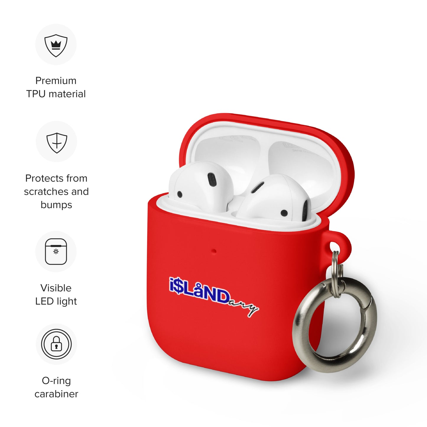 Blue Islandary AirPods case