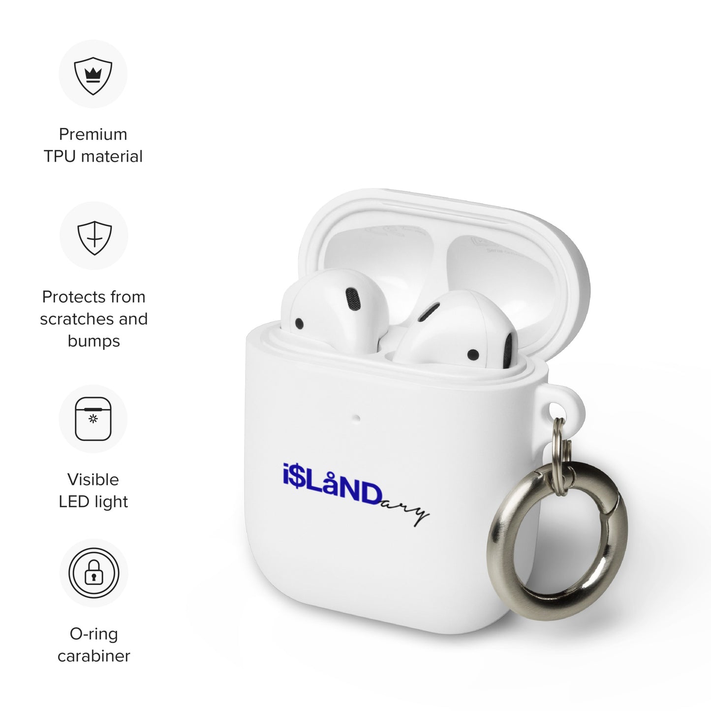 Blue Islandary AirPods case