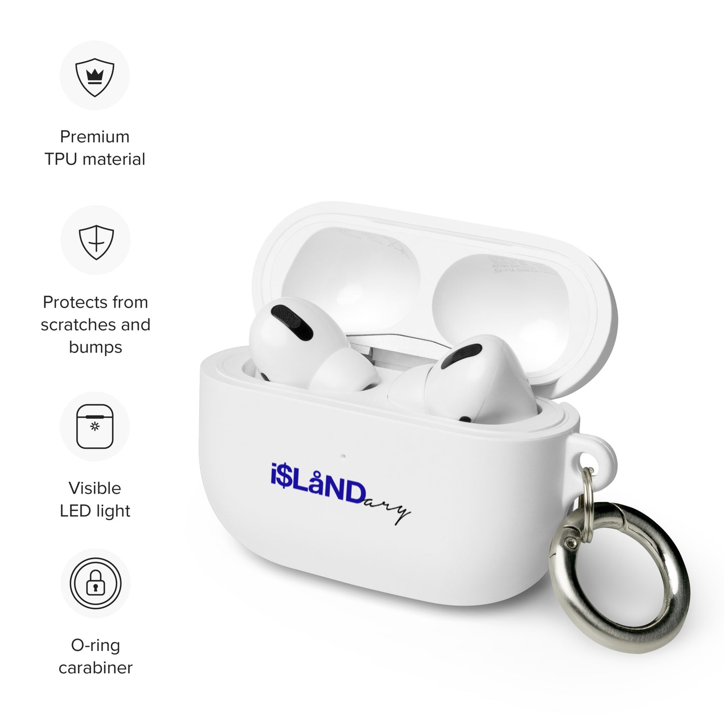 Blue Islandary AirPods case