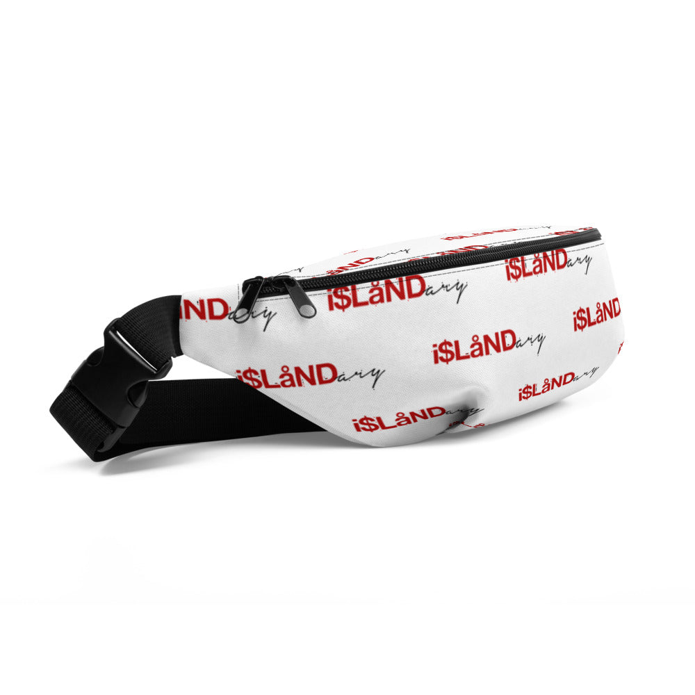 White Fanny Pack Red i$LåNDary