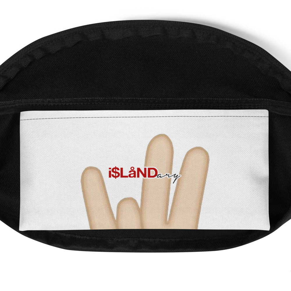 White Fanny Pack Red i$LåNDary