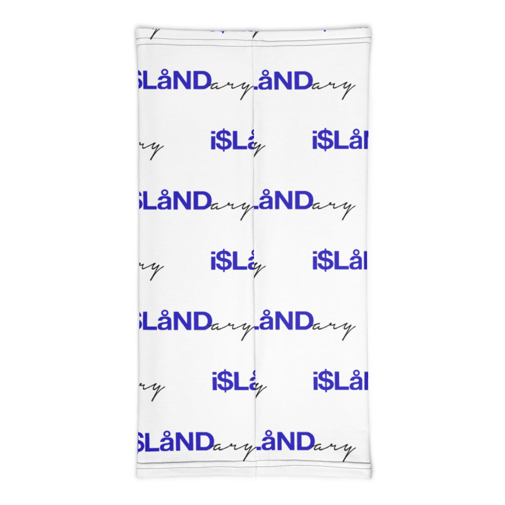 White Neck Gaiter Blue i$LåNDary