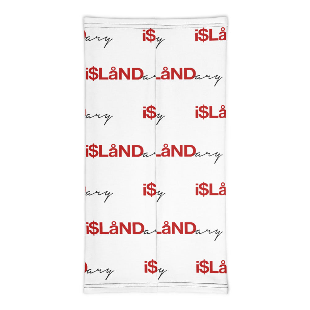 White Neck Gaiter Red i$LåNDary