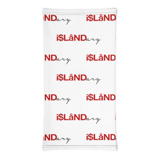 White Neck Gaiter Red i$LåNDary