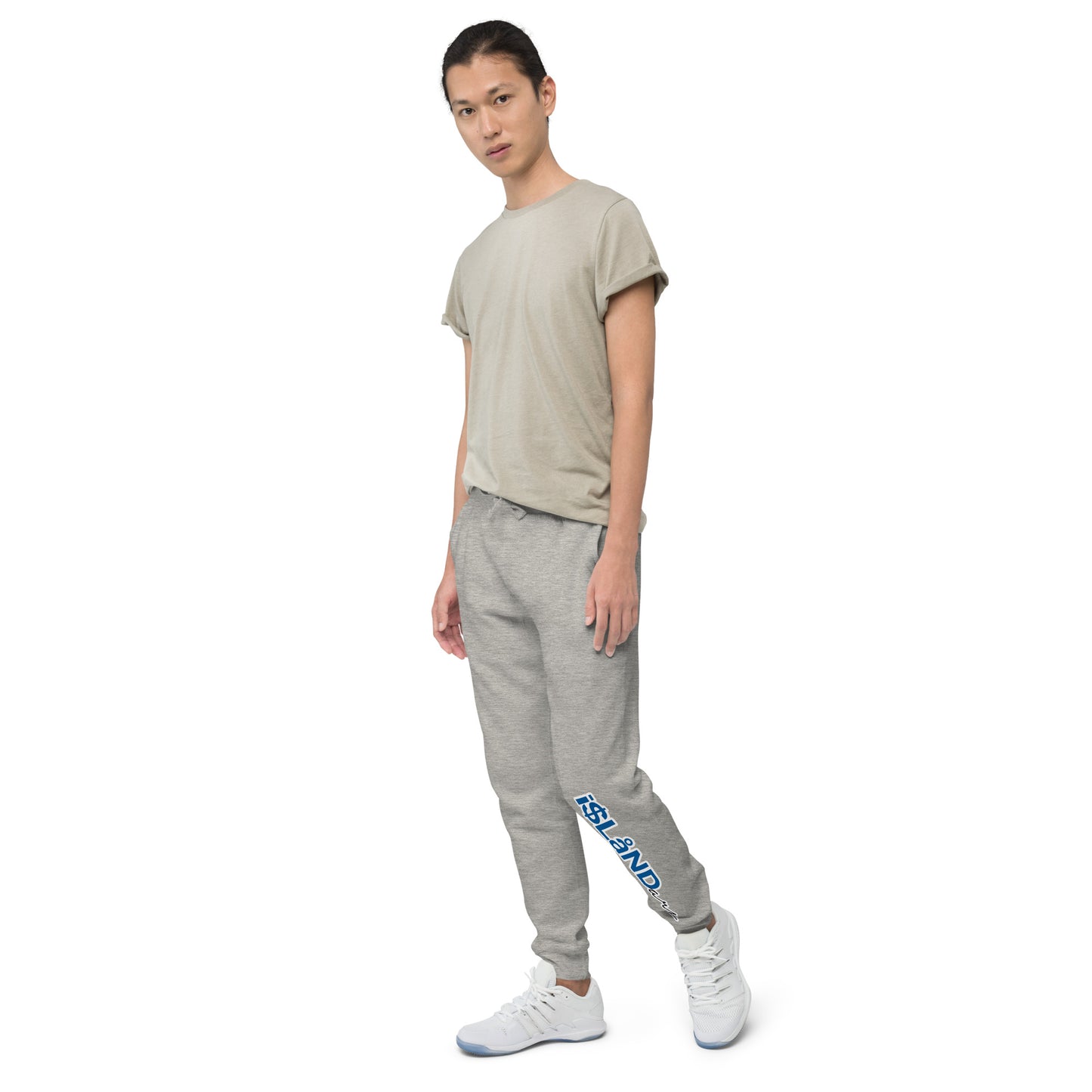 Blue Islandary Unisex fleece sweatpants