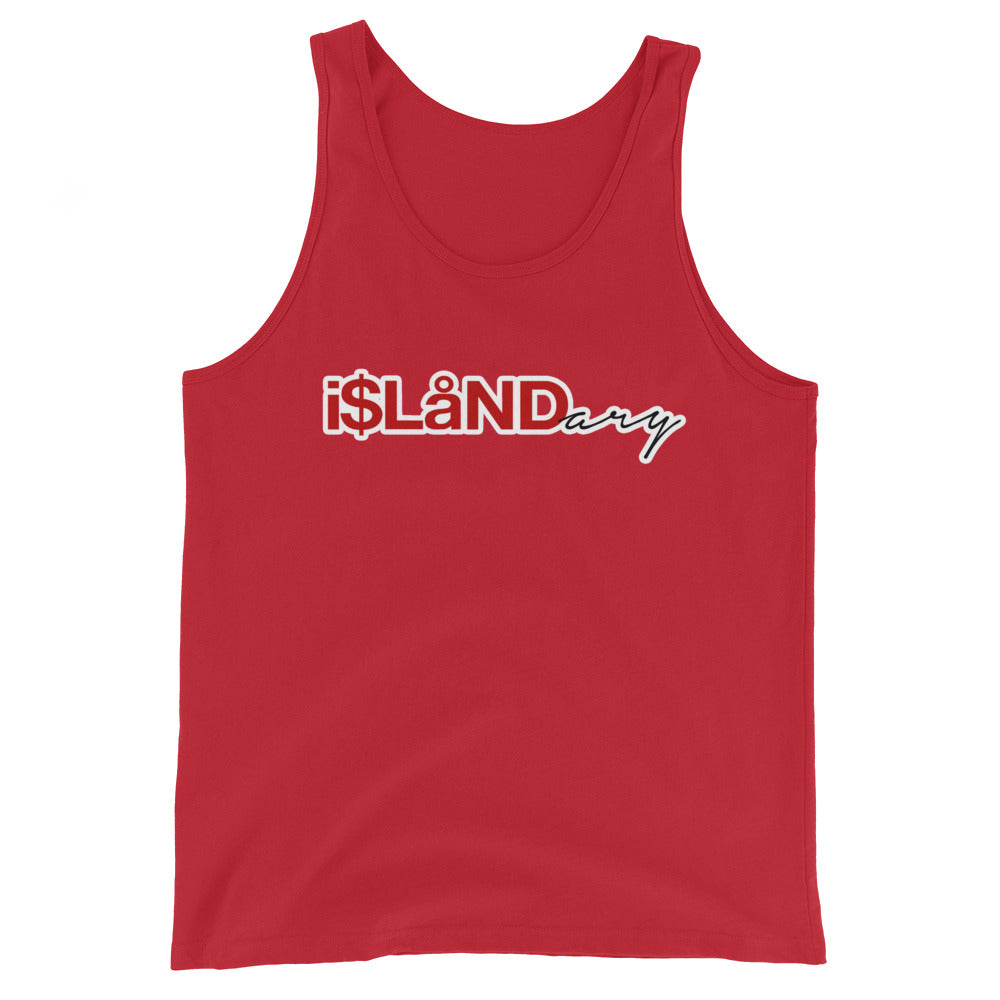 Red Islandary Unisex Tank Top