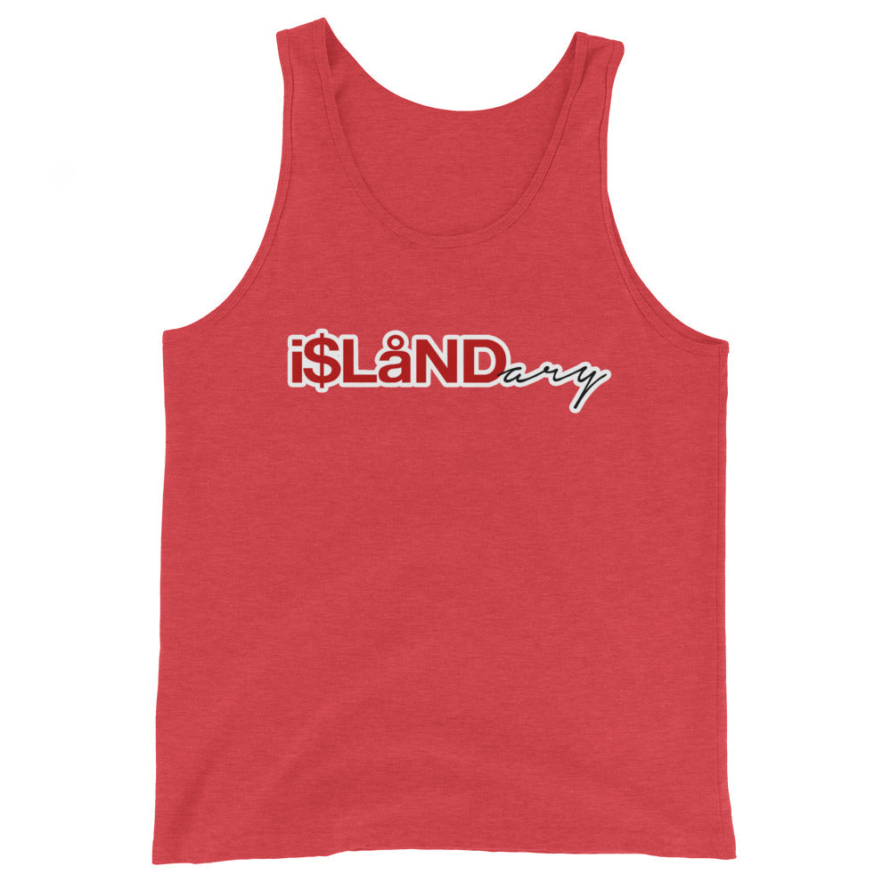 Red Islandary Unisex Tank Top